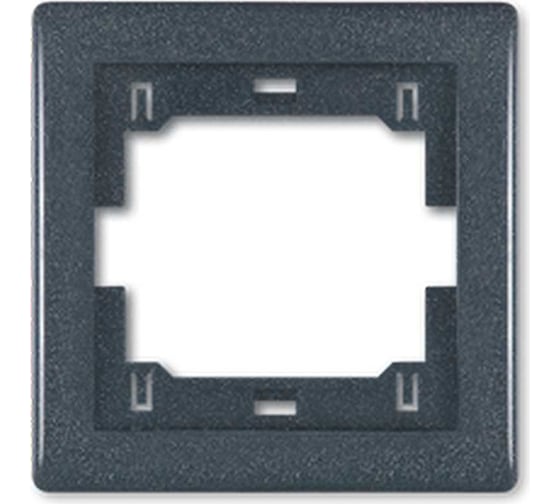 1-местная рамка Aling-Conel PRESTIGE графитовая без вставки 6801.2 1