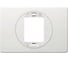 1-местная рамка Aling-Conel EON набор 3 шт., 80x120 мм, для узкой кнопки, белая с белой вставкой E6803U.00 Н3 4