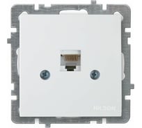 Компьютерная розетка Nilson Selene CAT 5 белый 23111044