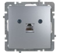 Компьютерная розетка Nilson Selene CAT 5 серебро 23131044
