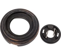 Одинарная рамка Retrika, ретро темный дуб, лак на бревно RD-01223