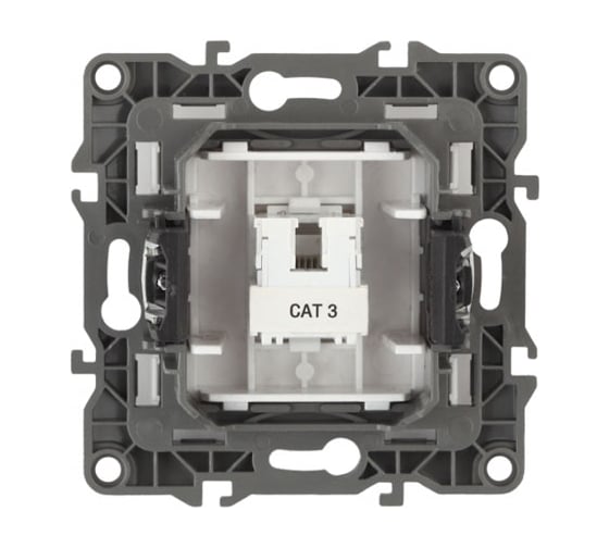 Телефонная розетка ЭРА 12310504 RJ11, IP20, Эра12, шампань Б0014714