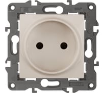 Розетка ЭРА 14210502 2P, 16A-250В, IP20, Elegance, слоновая кость Б0034285