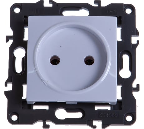 Розетка ЭРА 14210501 2P, 16A, 250В, IP20, Elegance, белый Б0034284