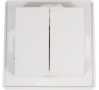 2-клавишный выключатель Aling-conel PRESTIGE МЕХАНИЗМ 10AX 250V белый арт. 6006.0