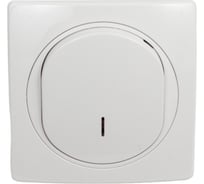 Выключатель Aling-conel EON 1-клавишный с индикацией выключения 16AX 250V белый арт. E619.00