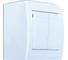 Выключатель Aling-conel POWER набор 2 шт. 2-клавишный накладной IP44 10AX 250V белый арт. 252.00 Н2 3