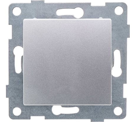 Механизм выключателя GUSI ELECTRIC Ugra 1кл. перекрестный, СУ, 10А, 250В, серебро С11В7-004