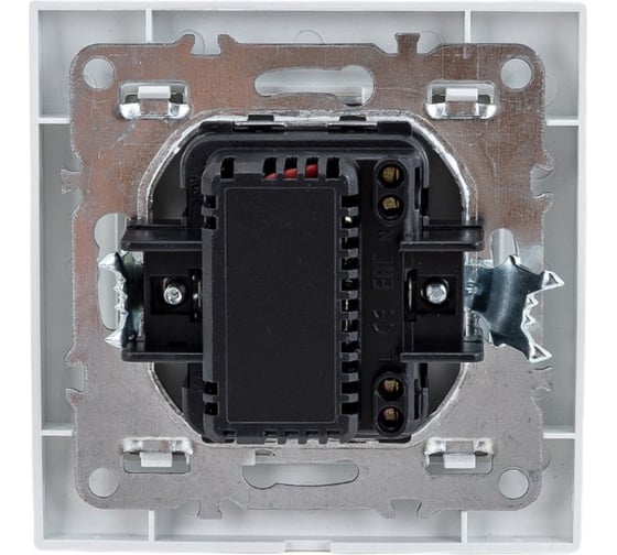 Розетка EKF USB Минск 2-местная, СП 2, 1А, белая ERR-2USB-100