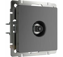 ТВ-розетка Werkel W1183004 оконечная графит a050758