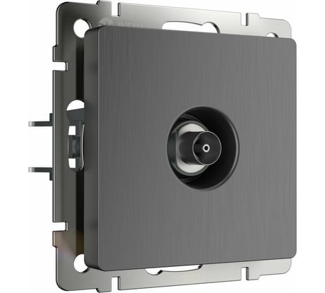 ТВ-розетка Werkel W1183004 оконечная графит a050758