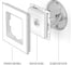 ТВ-розетка Werkel W1183004 оконечная графит a050758 3
