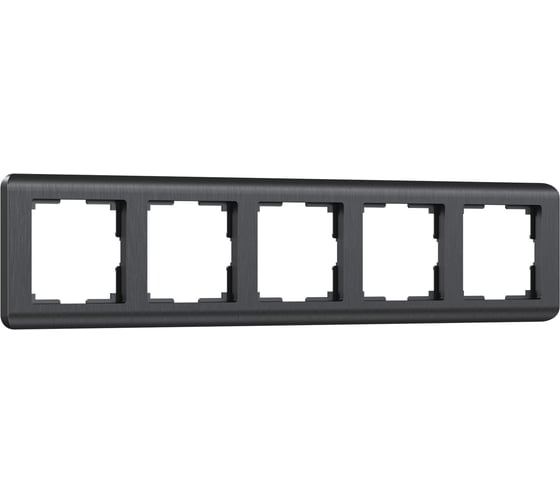 Рамка Werkel W0052104 на 5 постов графит a051271
