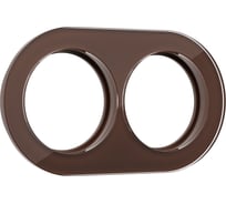 Рамка Werkel на 2 поста Коричневый W0025114 a051636