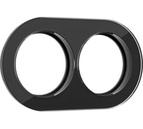 Рамка Werkel W0025108 на 2 поста Черный a051629