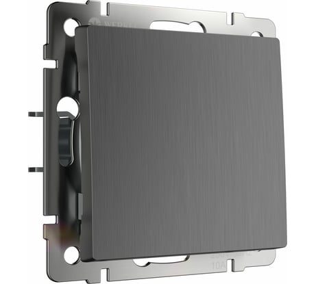 Одноклавишный выключатель WERKEL графит рифленый W1110004 a050755