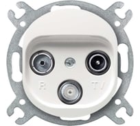 Розетка Aling-conel EON TV/FM/SAT оконечная, механизм белая арт. E612S.0