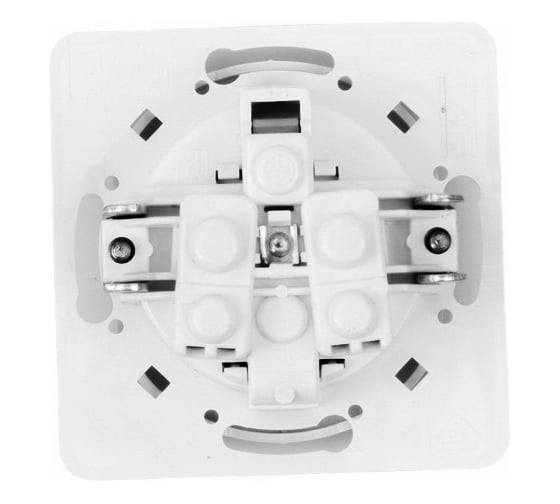 Розетка Aling-conel EON с заземлением, механизм 16A 250V белая арт. E630.0