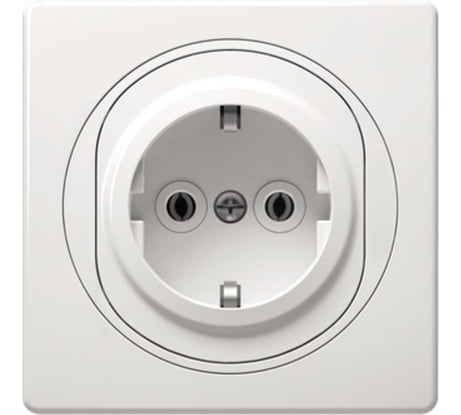 Розетка Aling-conel EON с заземлением 16A 250V белая арт. E630.00