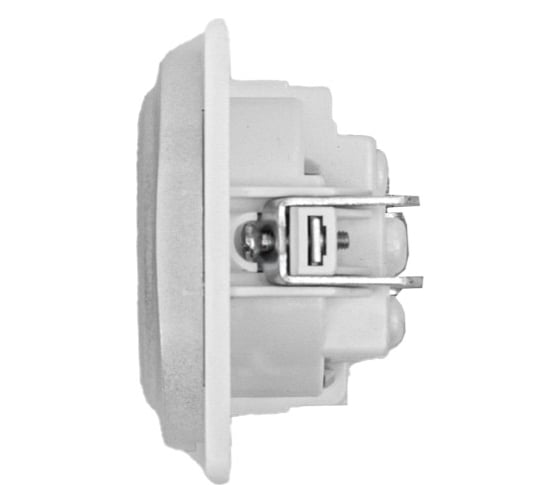 Розетка Aling-conel EON с заземлением, механизм 16A 250V серебряная арт. E630.S