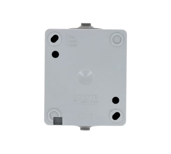 2-клавишный выключатель EKF Венеция 10А IP54 серый SQEVV10-023-30-54