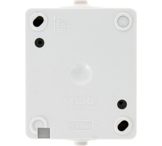 Кнопочный выключатель EKF Венеция 10А IP54 серый SQEVV10-045-30-54
