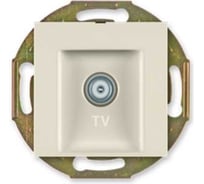Розетка Aling-conel PRESTIGE TV оконечная для индивидуальных систем, механизм кремовая арт. 6012I.9