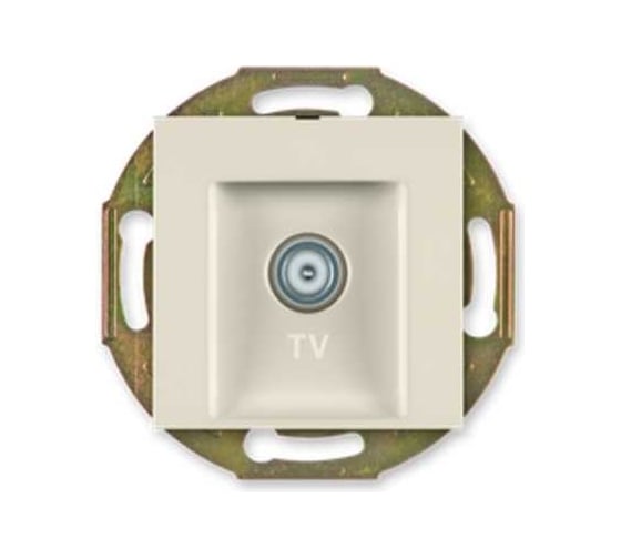 Розетка Aling-conel PRESTIGE TV оконечная для индивидуальных систем, механизм кремовая арт. 6012I.9 1