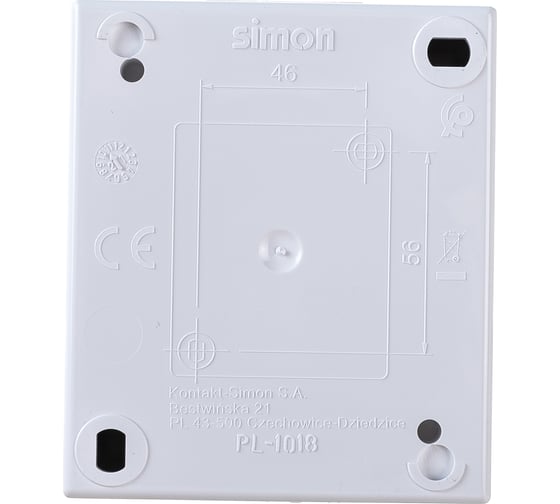 Одноклавишный проходной выключатель Simon с 3-х мест перекрёстный, IP54, 10А 250В, S15 A 1594251-030