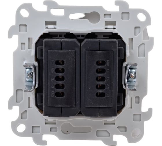 Коннектор Simon 2хUSB, бел 2411090-030