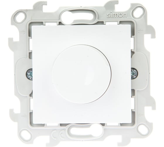 Светорегулятор Simon 450В, бел 2410313-030 1