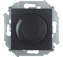 Поворотно-нажимной регулятор напряжения Simon 500Вт, 230В, винтовой зажим, графит 1591311-038