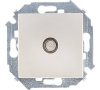 TV розетка Simon одиночная, винтовой зажим, шампань 1591475-034