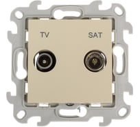 Розетка TV-SAT Simon оконечная, сл кость 2410486-031