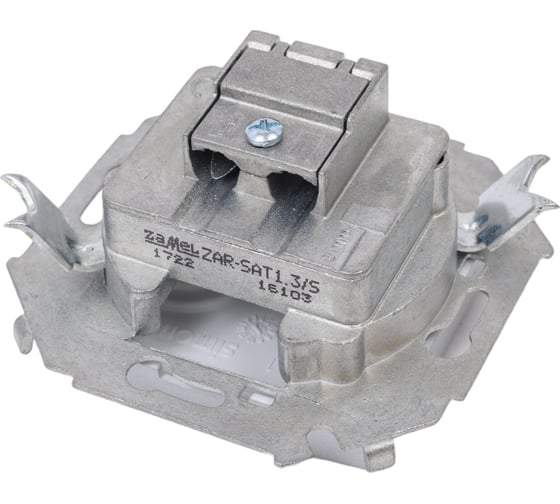 Розетка R-TV-SAT Simon одиночная, винтовой зажим, алюминий 1591466-033