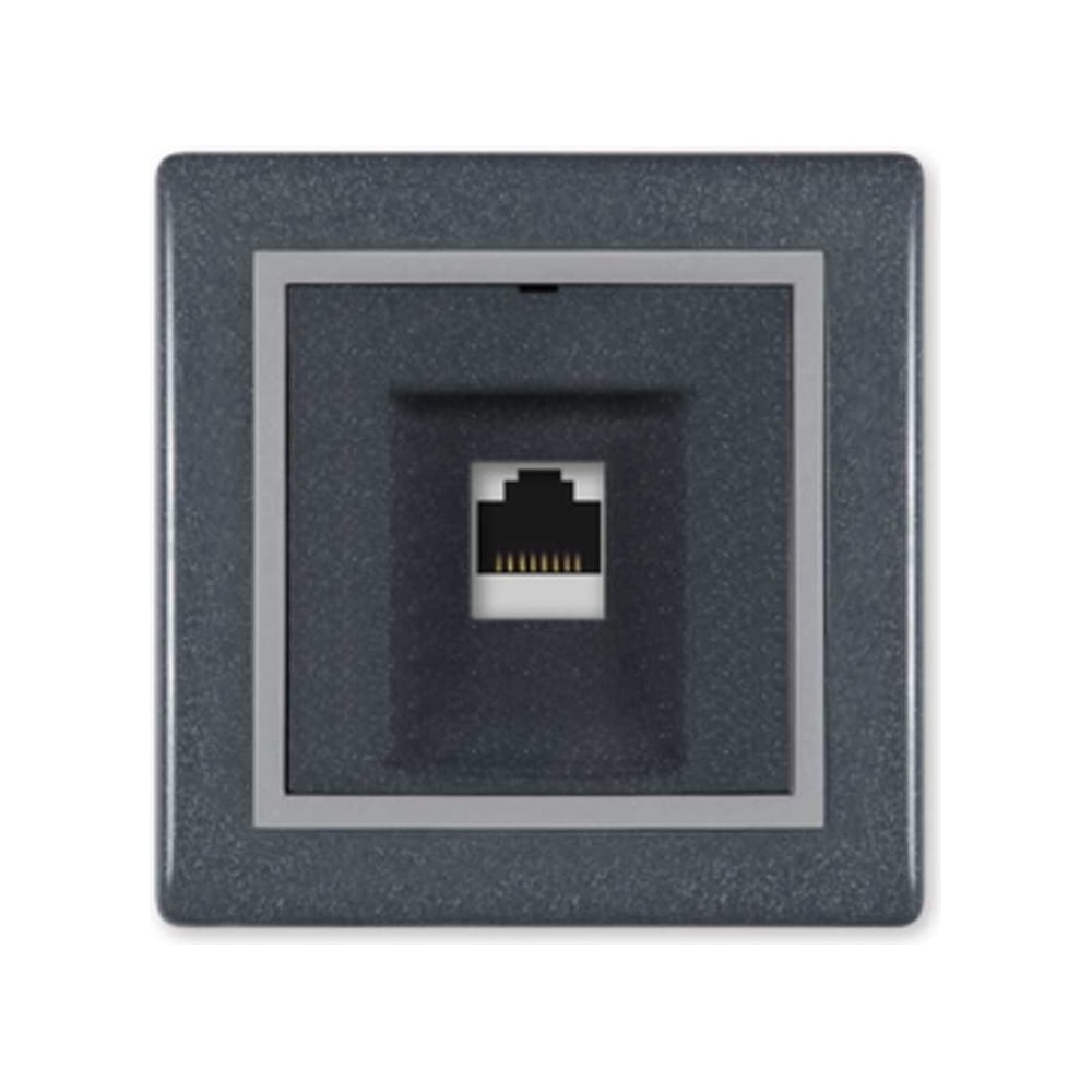 Компьютерная розетка с Keystone модулем Aling-conel PRESTIGE RJ45 кат ...