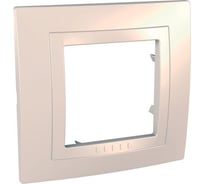 Рамка Systeme Electric 1-местная UNICA бежевая SchE MGU2.002.25