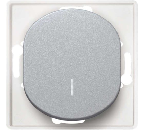 1-клавишный выключатель Aling-conel EON с индикацией МЕХАНИЗМ 10AX 250V серебряный /арт. / E625.S 1