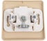 Розетка TV 1-м CП Systeme Electric (Schneider Electric) Этюд, оконечная, кремовый, арт. TVC-002K 4