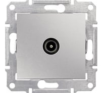 Механизм розетки TV Systeme Electric 1-м Sedna оконечная, алюминиевая SchE SDN3201660