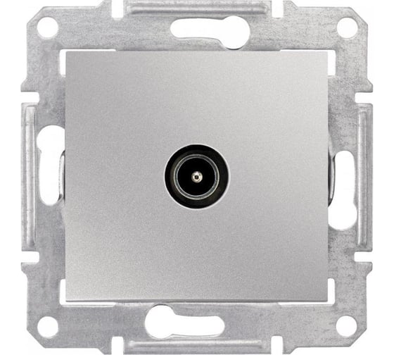 Механизм розетки TV Systeme Electric 1-м Sedna оконечная, алюминиевая SchE SDN3201660