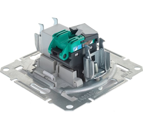 Механизм компьютерной розетки Systeme Electric 1-м RJ45 Sedna белая SchE SDN4300121