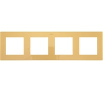 Рамка Simon 4 поста, золото 2400640-066