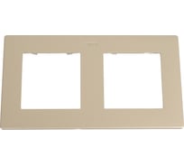 Рамка Simon 2 поста, шампань 2400620-034