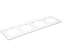 Рамка Simon 4 поста, бел 2400640-030