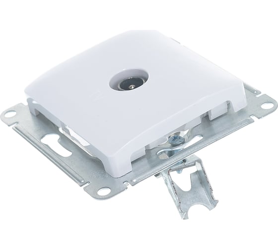 Механизм розетки TV Systeme Electric 1-м GLOSSA 1DB белая SchE GSL000191