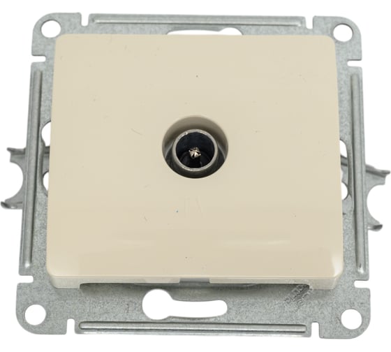 Механизм розетки TV Systeme Electric 1-м GLOSSA проходной 4DB бежевый SchE GSL000292