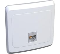 Розетка компьютерная Systeme Electric 1-м. СП RJ-45 Этюд белая SchE KOMC-001B