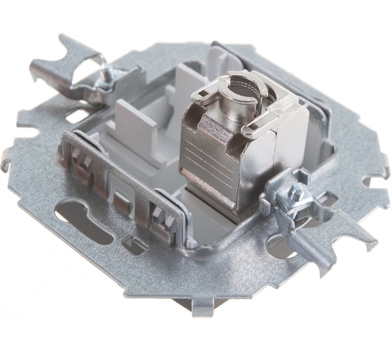 Компьютерная розетка Simon RJ45 кат.6а АМР, FTP, графит 1591563-038