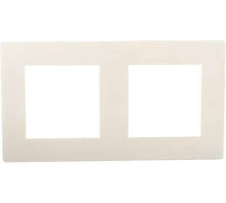 Рамка Simon 2 поста, сл кость 2400620-031